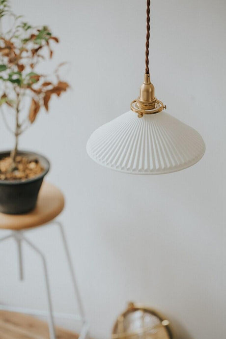 Japanese Ceramic Pendant for Living Room