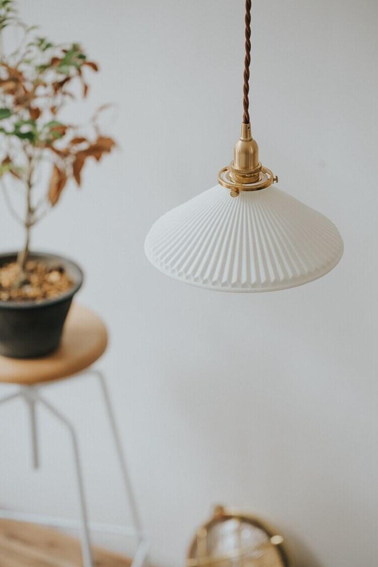 Japanese Ceramic Pendant for Living Room