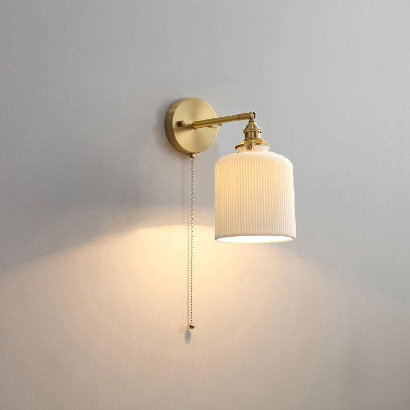 Ceramic Lantern Wall Sconce finish detail