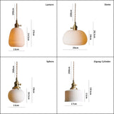 Ceramic Cylinder Pendant Light for Bedroom Decor