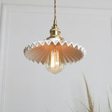 White Ceramic Pendant for Kitchen Accent