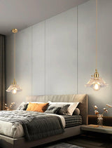 Frosted Glass Pendant Light for Living Room
