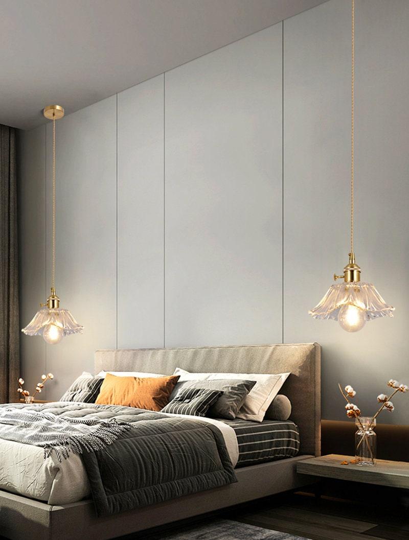 Frosted Glass Pendant Light for Living Room