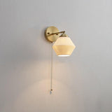 Wall mounted lantern wall sconce for hallway