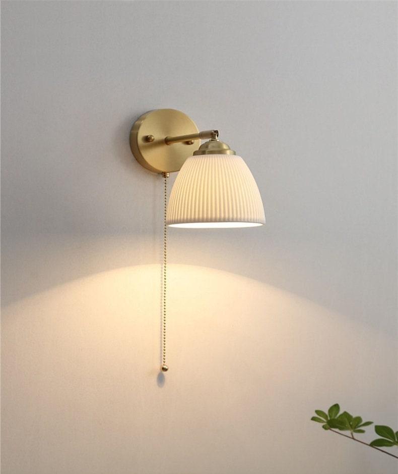 Ceramic Lantern Wall Sconce for hallway