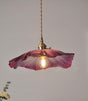 Violet Glass Pendant Light for Bedroom