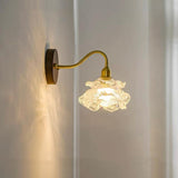 Art nouveau-inspired wall sconce for bedroom