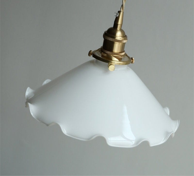 Alvara Brass Pendant Light in a kitchen setting | OroDwell