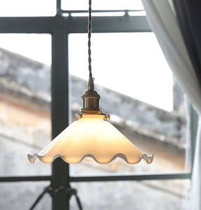 Brass Pendant Light – warm ambient glow vintage design for modern home decor | OroDwell
