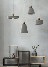 Handcrafted Cement Pendant for Bedroom