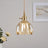 Brass pendant light LED for modern homes decor