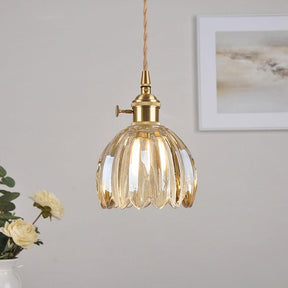 Brass pendant light LED for modern homes decor