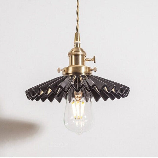 Art Deco Ceramic Pendant Light
