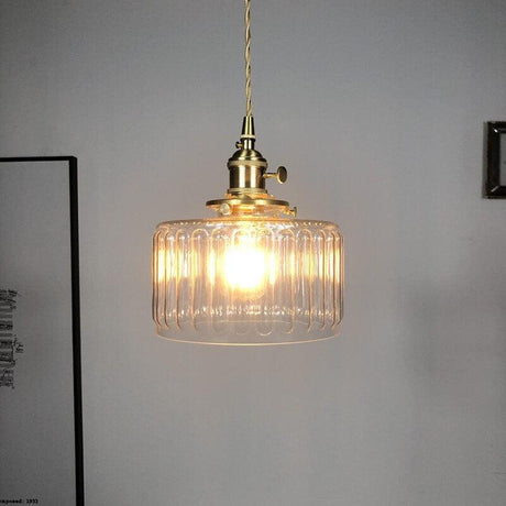 Brass pendant light cafe restaurant decor accent
