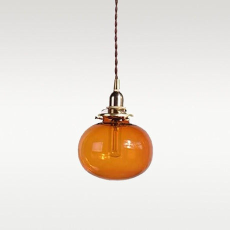 Lunora Pendant Light Close-Up of Glass Globe Shade