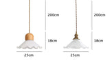 Brass Pendant Light with ambient lighting for living room | OroDwell