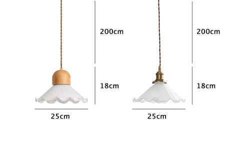 Brass Pendant Light with ambient lighting for living room | OroDwell