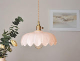 Lyra Pendant Light Art Nouveau-Inspired Shade Detail - OpalDwell