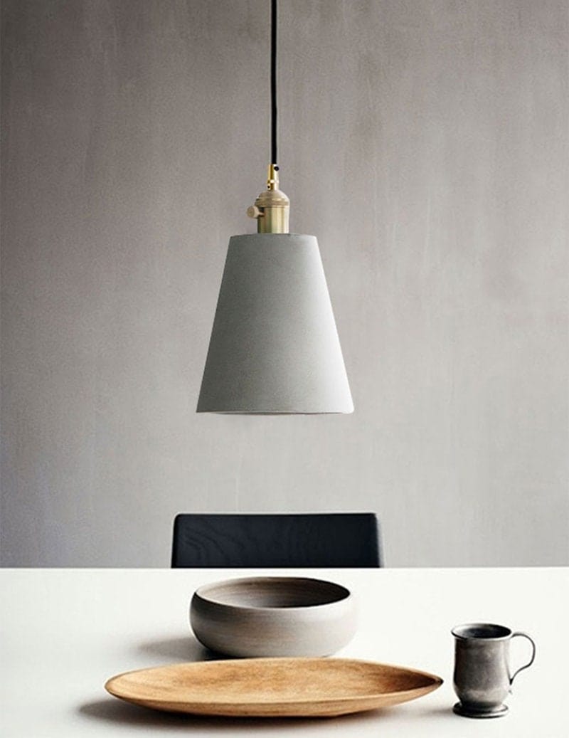 Kelda Cement Pendant Light for Kitchen