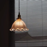 Pendant light installed above kitchen table modern decor