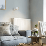 Adjustable metal wall lamp for bedroom reading light