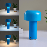 Mushroom Nightstand Lamp Close-Up Acrylic Shade Detail