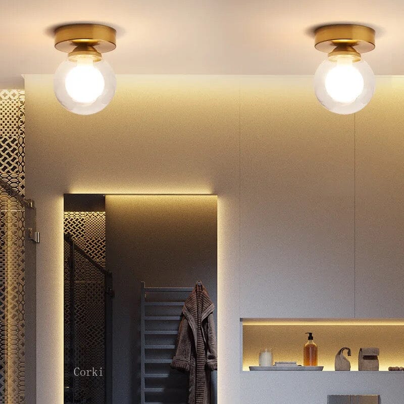 Crystal Wall Lamp for Porch Decor