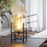 Scandinavian table lamp for bedroom accent