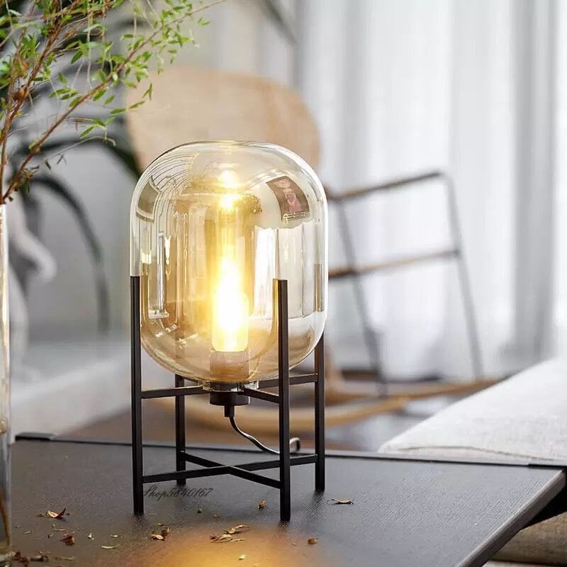 Scandinavian table lamp for bedroom accent