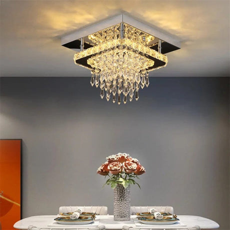 Metal Chandelier Interior Lighting Accent