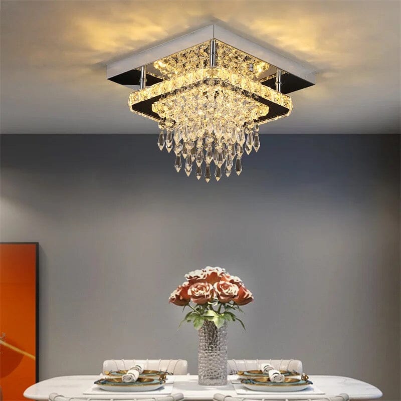 Metal Chandelier Interior Lighting Accent