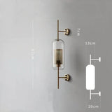 Maribel Glass Wall Lamp Art Deco for Modern Homes