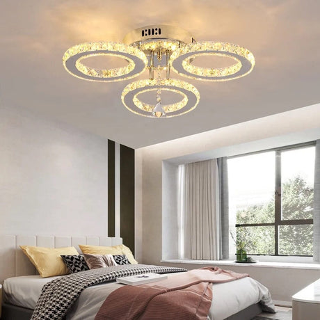 Marlowe Ring Chandelier - Ambient Lighting for Foyer