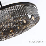 Tavian Grey Crystal Chandelier - Additional View 5