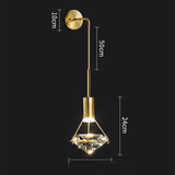 Sparkling wall sconce for living room