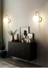 Black Wall Lamp for Living Room Ambient Light