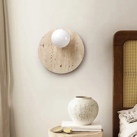 Wall Mounted Travertine Fixture for Modern Homes