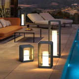 Black Garden Lamp Outdoor Accent Piece