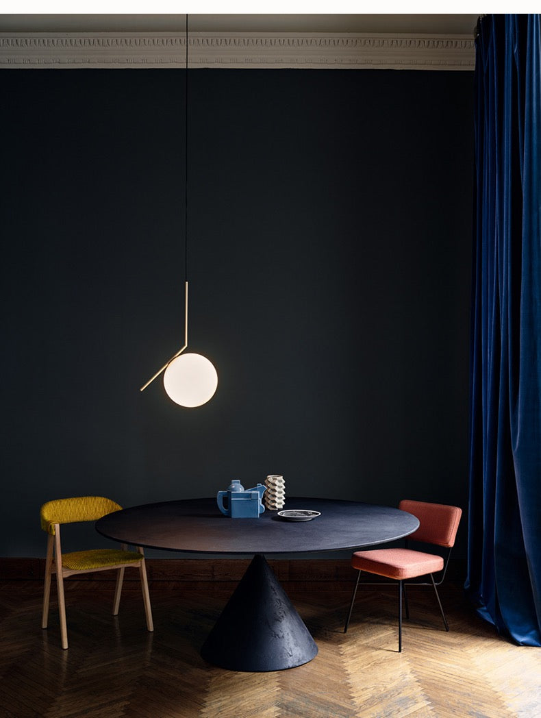 Eira Pendant Light in Black and Silver Finish