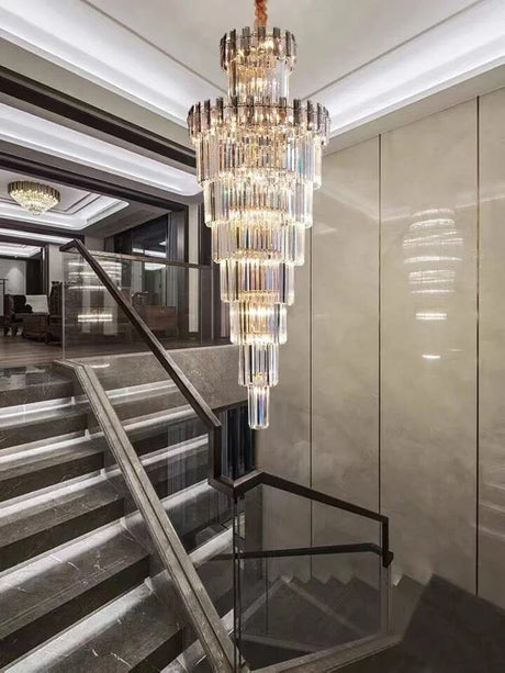 French Empire Crystal Chandelier for Modern Living Rooms