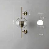 Maribel Glass Wall Lamp for Living Room