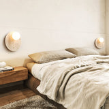 Travertine Wall Light for Bedroom Decor