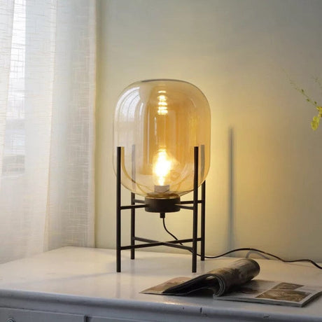 Sculptural table lamp