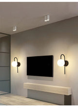 Black Wall Lamp Nordic Design Wall Mounted