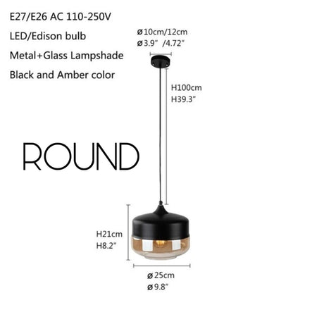 Arlo Pendant Light with Multi-Tone Iron Finish
