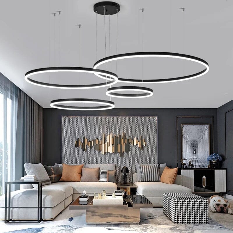 Sculptural Pendant Light for Living Room