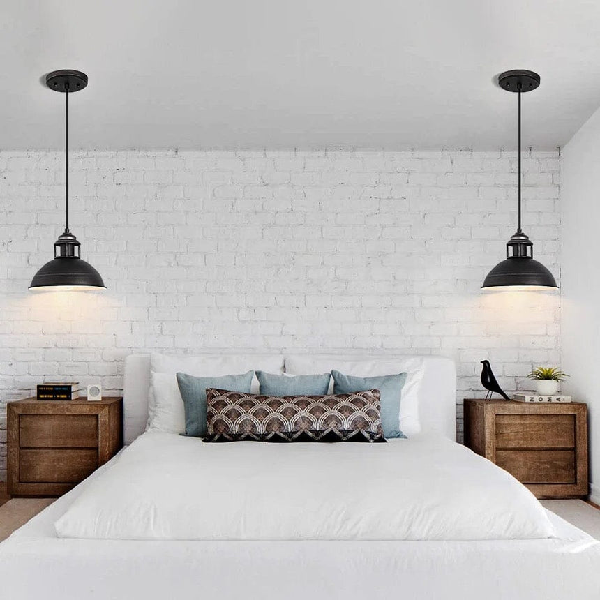 Factory Style Pendant Light for Dining Room