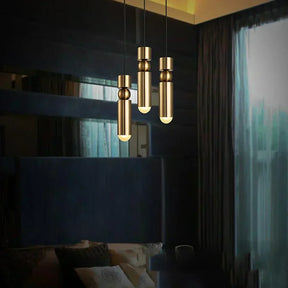 Gilded Bullet Lights for Entryway