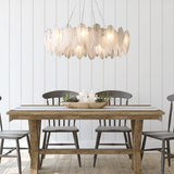 Crystal chandelier for restaurant ambiance