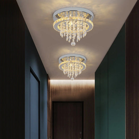 Metal Luna Crystal Lamp for Hallway